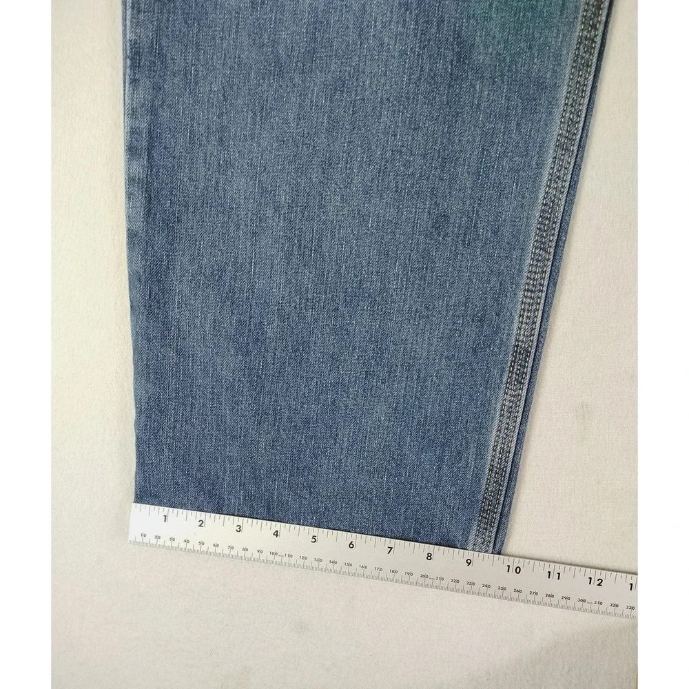 Carhartt‎ Jeans Mens 44x30 Blue Relaxed Fit Straight Denim Workwear 101483 968